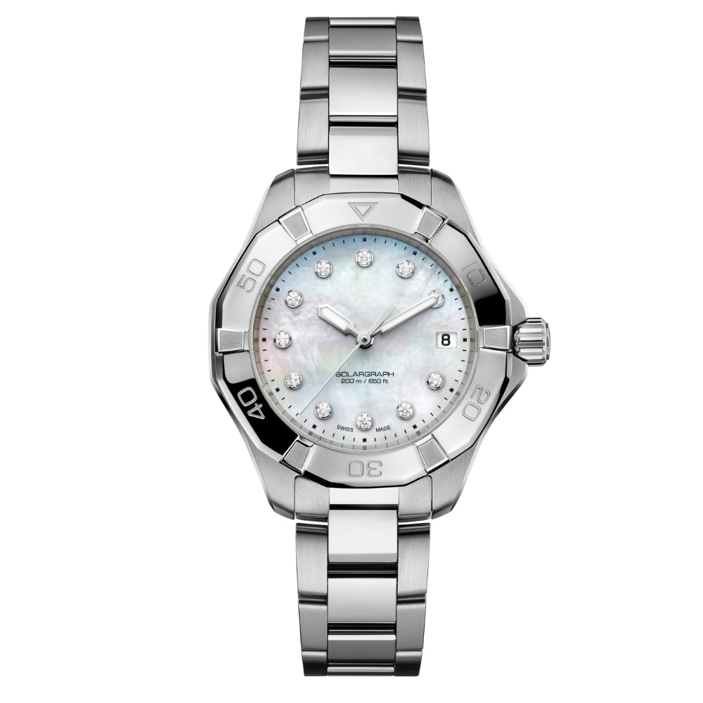Aquaracer Professional 200 Solargraph 'Solar Quartz' 34 mm
