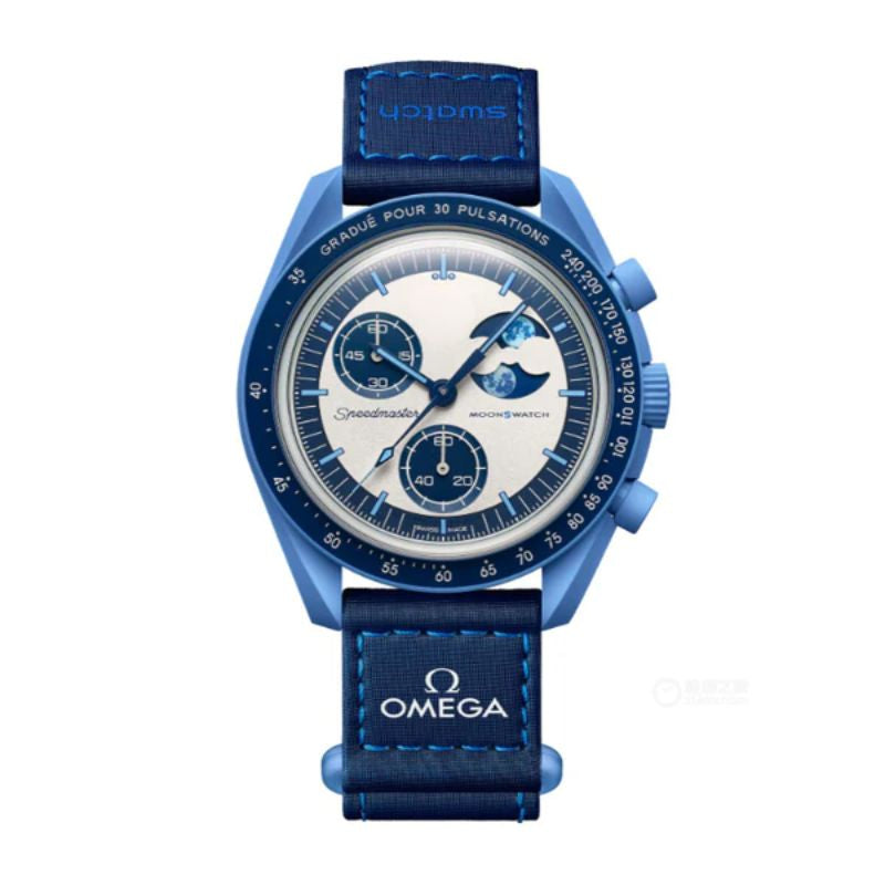 Speedmaster MoonSwatch “Mission to the Blue Moonphase”