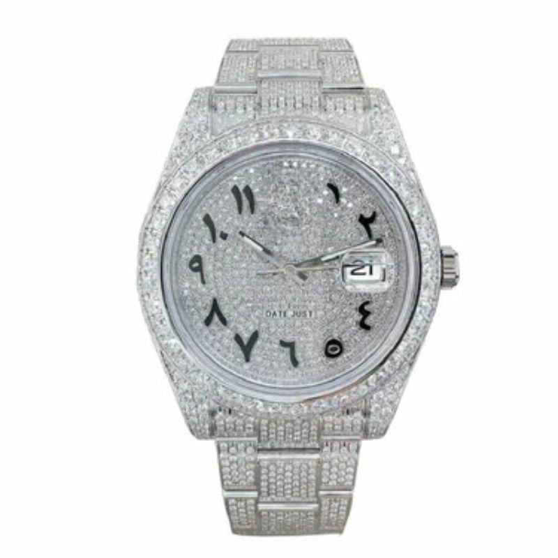 Diamond Iced Out Rolex Datejust 41